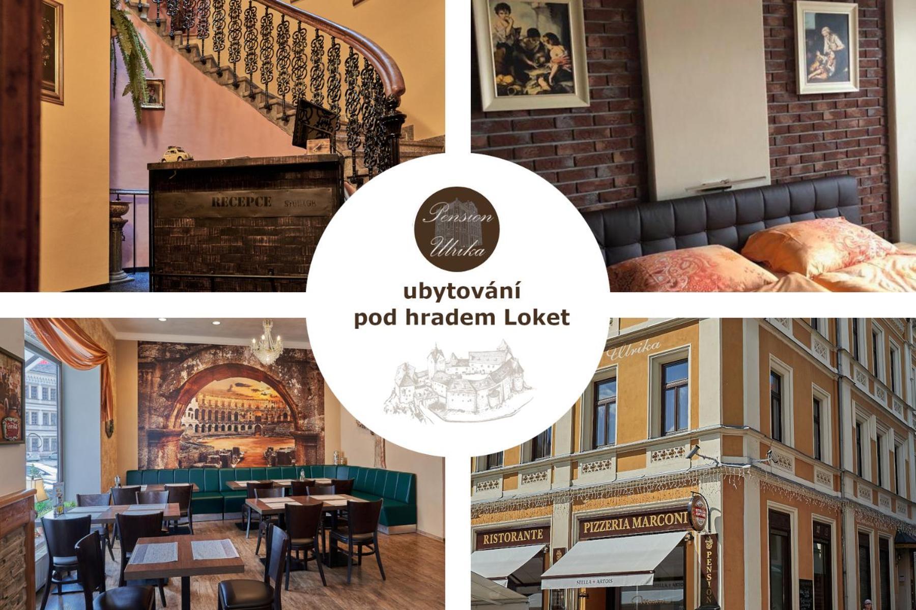 Pension Ulrika - Ubytovani Pod Hradem Локет Екстер'єр фото